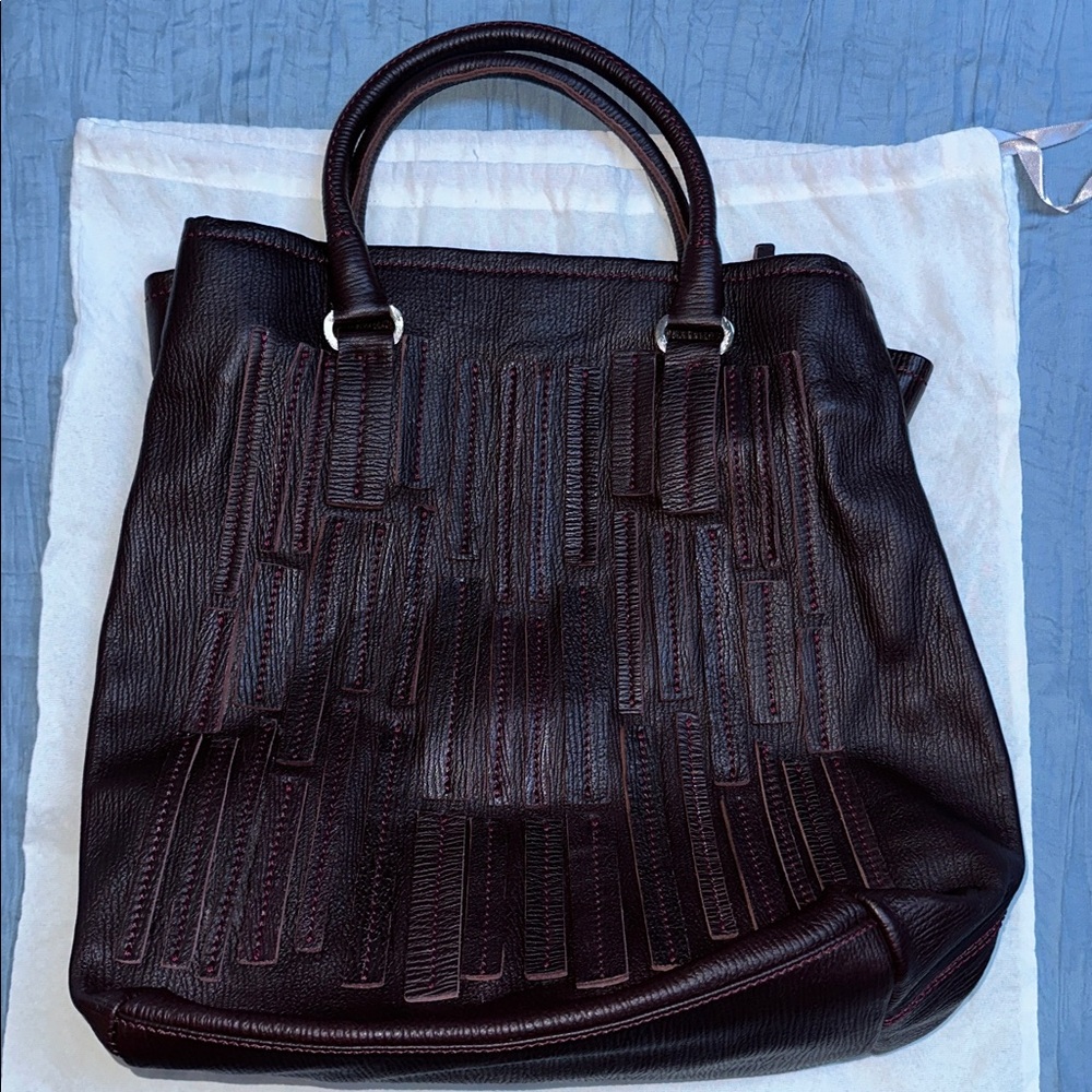 Mauve Dark Brown Crossbody Bag
